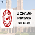 JU Kolkata PhD Interview 2024 Schedule Out